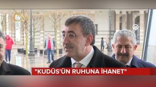 Cumhurbaşkanı Yardımcısı Yılmaz: 'Kudüs'ün ruhuna ihanet kabul edilemez