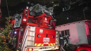 Sarıyer'de iki gecekonduda çıkan yangında 6 kişi yaralandı