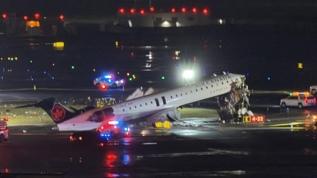 Uçak iniş sırasında itfaiye aracına çarptı! Pilot ve yardımcı pilot hayatını kaybetti