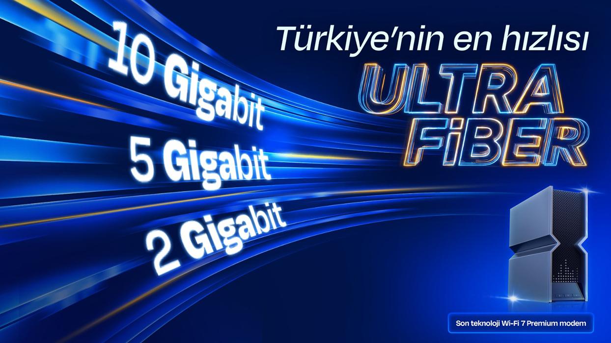 10 Gigabit'e varan hızlarla evlere UltraFiber
