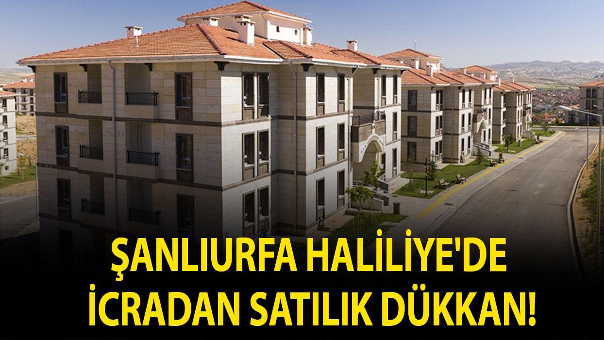 Şanlıurfa Haliliye'de icradan satılık dükkan!
