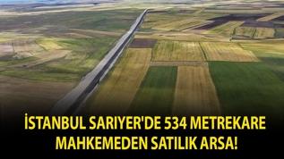 İstanbul Sarıyer'de 534 metrekare mahkemeden satılık arsa!