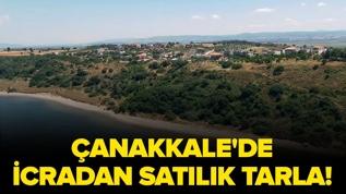 Çanakkale'de icradan satılık tarla!