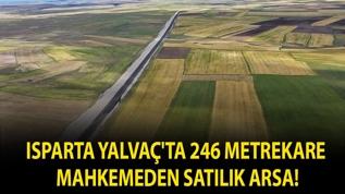 Isparta Yalvaç'ta 246 metrekare mahkemeden satılık arsa!