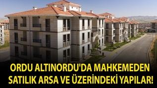 Ordu Altınordu'da mahkemeden satılık arsa ve üzerindeki yapılar!