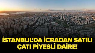 İstanbul Beylikdüzü'nde icradan satılık çatı piyesli daire!