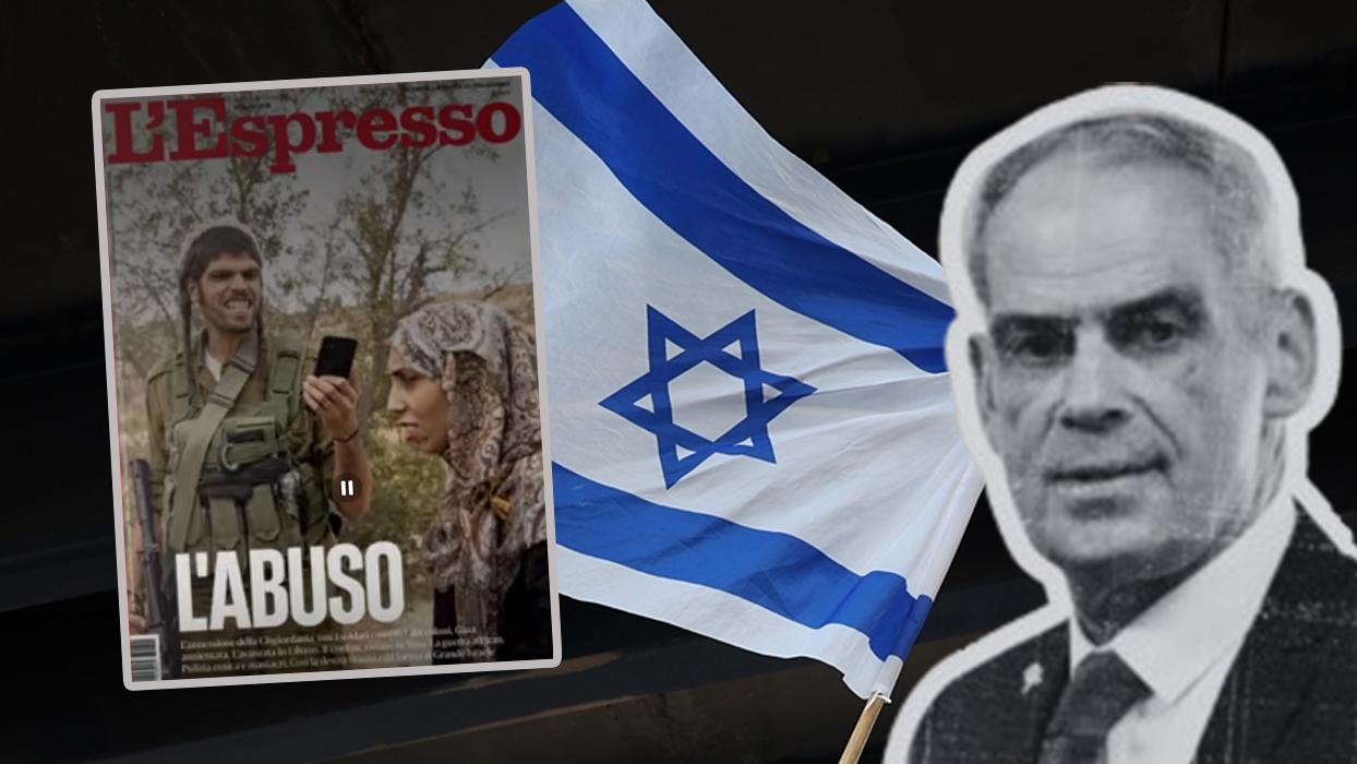 Batı Şeria'da Filistinli kadınla alay eden İsraillinin fotoğrafı gündem oldu! İtalyan dergi kapağı "İsrail"i öfkelendirdi: Kapak, gerçekliği çarpıtıyor