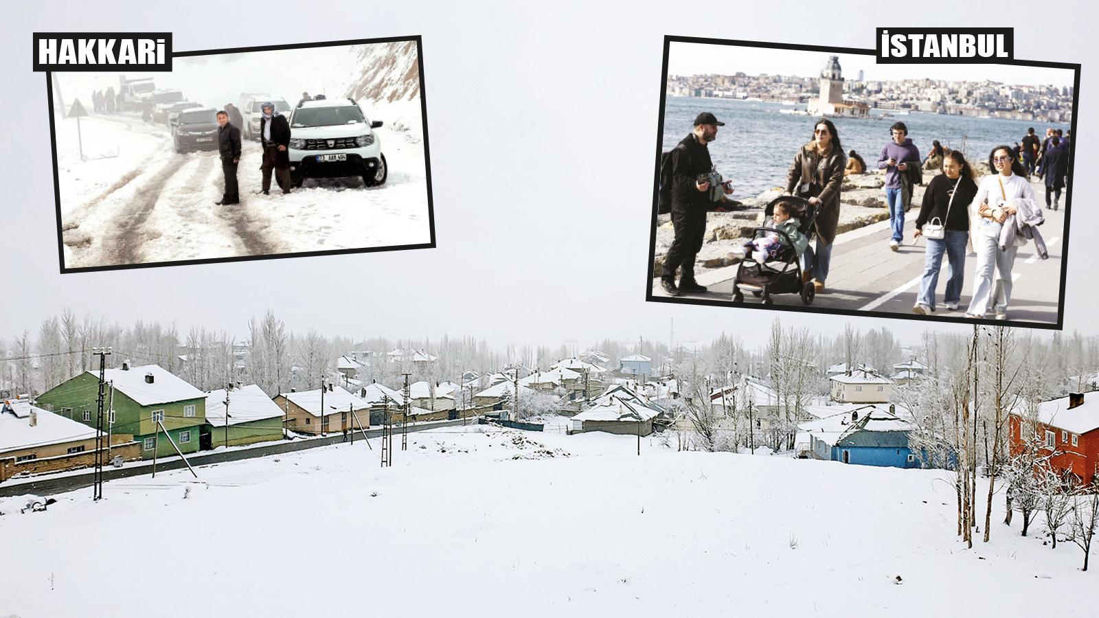 Doğu'da kış Batı'da bahar