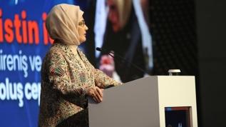 Emine Erdoğan'dan çağrı: El ele verip Filistin'i inşa edelim