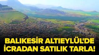 Balıkesir Altıeylül'de icradan satılık tarla!