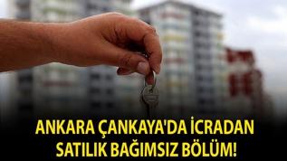 Ankara Çankaya'da icradan satılık bağımsız bölüm!