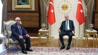Cumhurbaşkanı Erdoğan, AYM Başkanı Kadir Özkaya'yı kabul etti