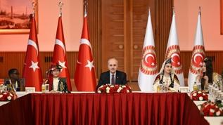 Dünya çocukları TBMM'de buluştu: Kurtulmuş'tan barış ve umut mesajı