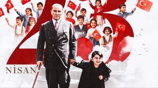 Spor camiasından 23 Nisan mesajları