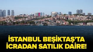 İstanbul Beşiktaş'ta icradan satılık daire!