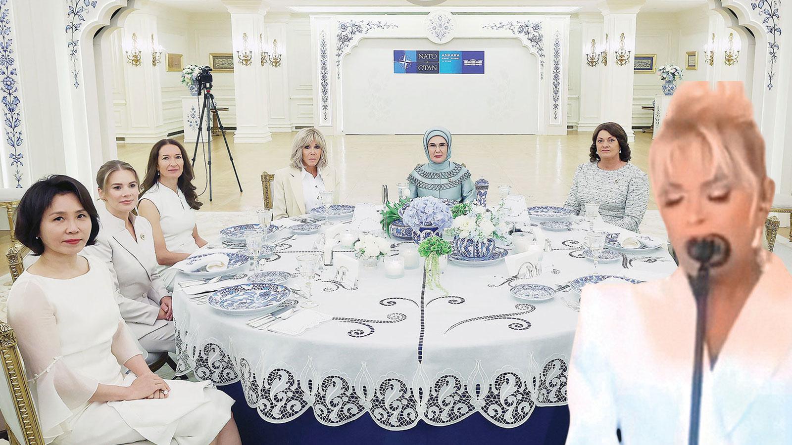 First lady'lere Ajda sürprizi