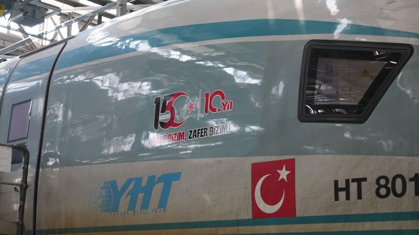 "İrade Bizim, Zafer Bizim" 15 Temmuz'un 10. yılında 10 YHT özel logo