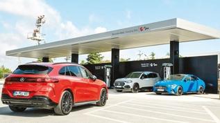 Mercedes'e özel ilk şarj istasyonu açıldı
