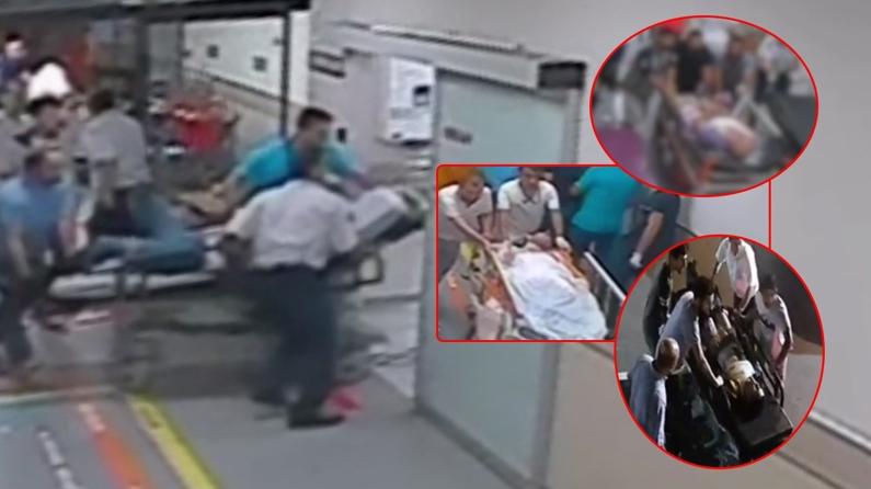 10 yıl önceki kamera kayıtları! İkinci cepheye dönüşen hastanede verilen mücadelenin görüntüleri