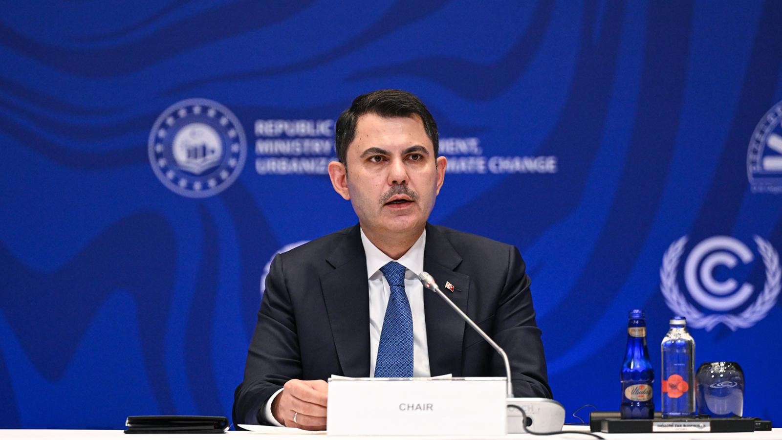 Bakan Kurum: D-8'in ortaya koyacağı ortak irade COP31'in uygulama odaklı yaklaşımı bakımından özel önem taşımaktadır