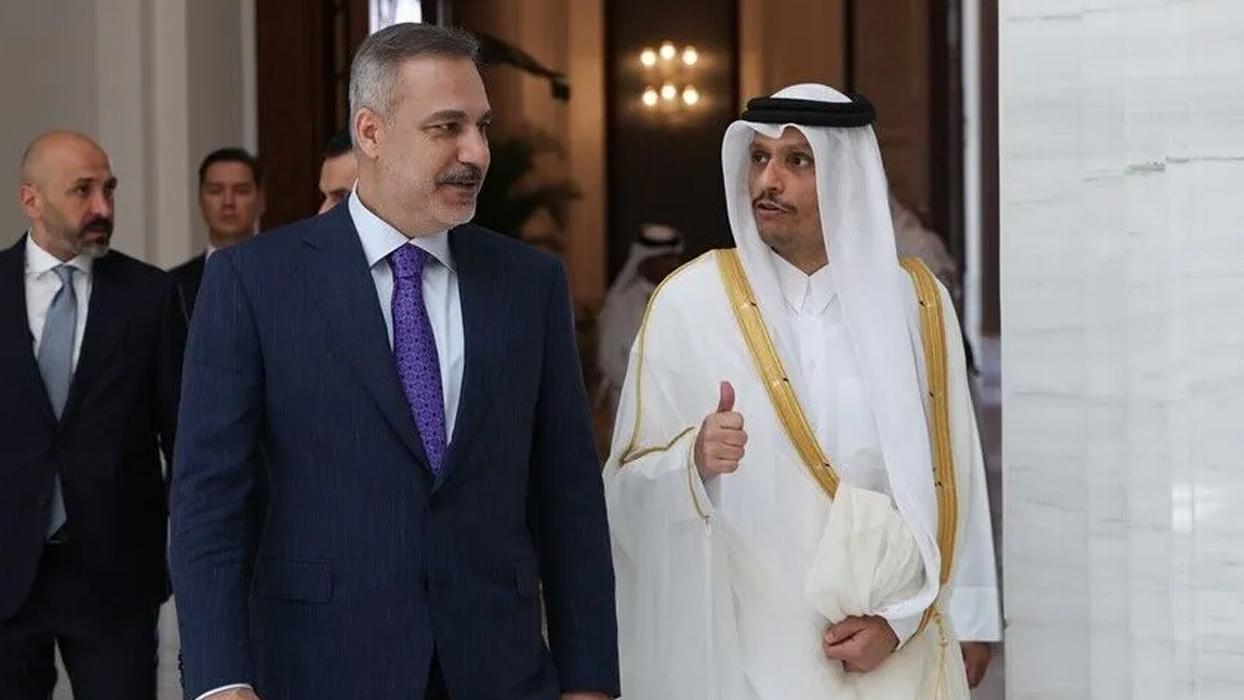 Bakan Fidan, Katarlı mevkidaşı Al Sani ile Doha'da bir araya geldi