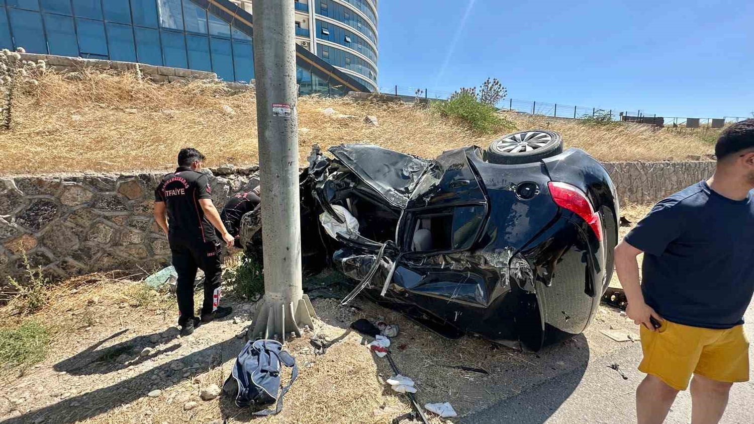 Kahramanmaraş'ta trafik kazasında 2 kişi ağır yaralandı