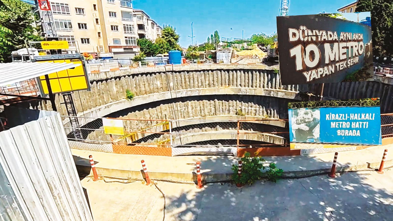Reklama bütçe çok, metroya yok