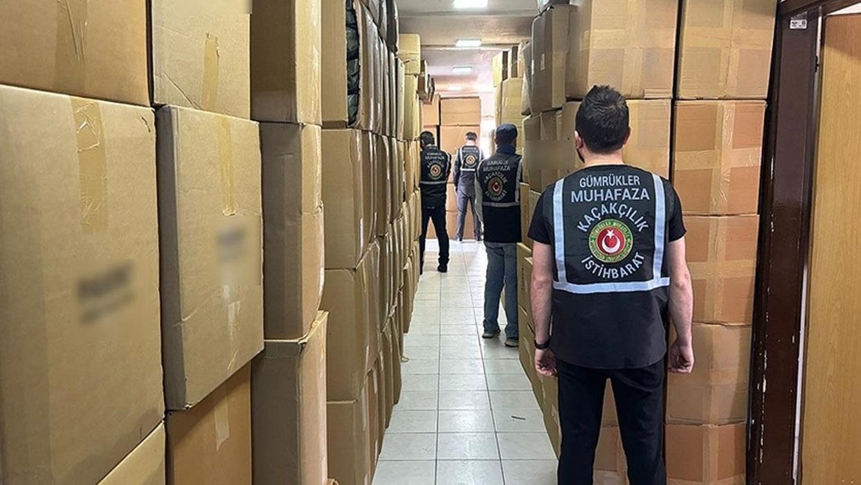 Gümrük operasyonlarında 63 milyarlık kaçak eşya ele geçirildi