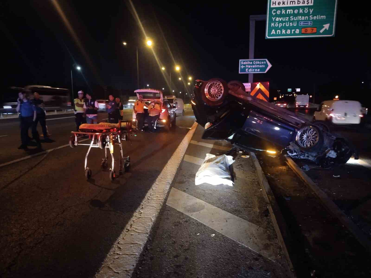 Beykoz'da meydana gelen trafik kazasında 1 ölü, 2 yaralı!