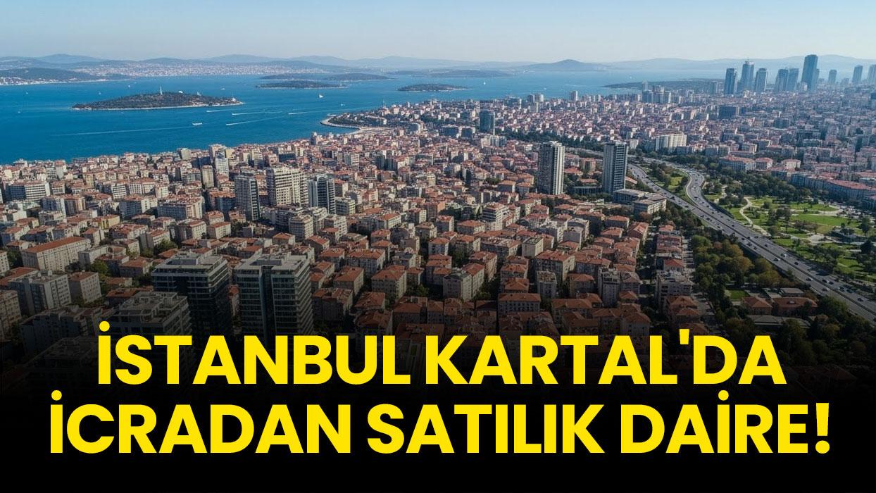 İstanbul Kartal'da icradan satılık daire!