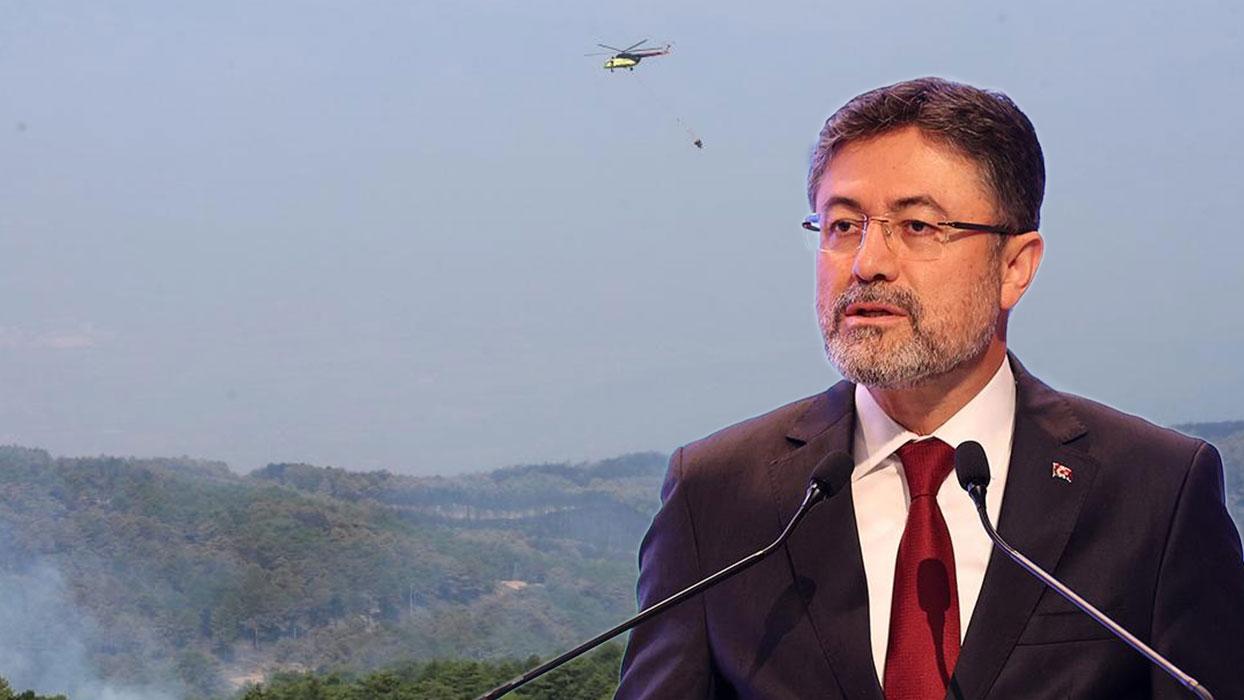 Tarım ve Orman Bakanı Yumaklı son durumu paylaştı: Yangınların tamamı kontrol altında!