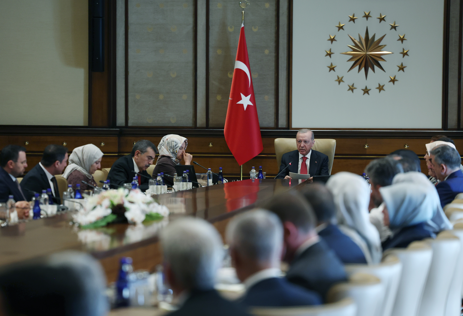 Cumhurbaşkanı Erdoğan Kahramanmaraş faciasında hayatını kaybedenlerin aileleriyle buluştu