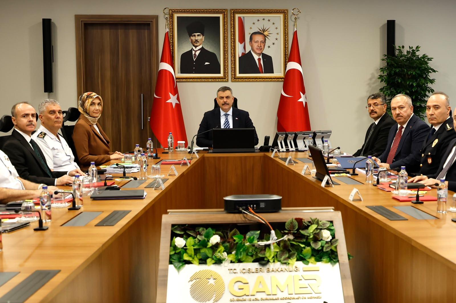 İçişleri Bakanlığı'nda güvenlik toplantısı