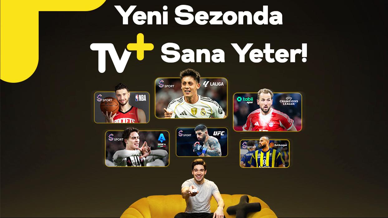 Sporda yeni sezon TV+'tan izlenecek