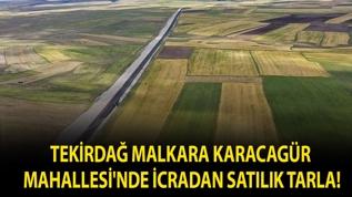 Tekirdağ Malkara Karacagür Mahallesi'nde icradan satılık tarla!