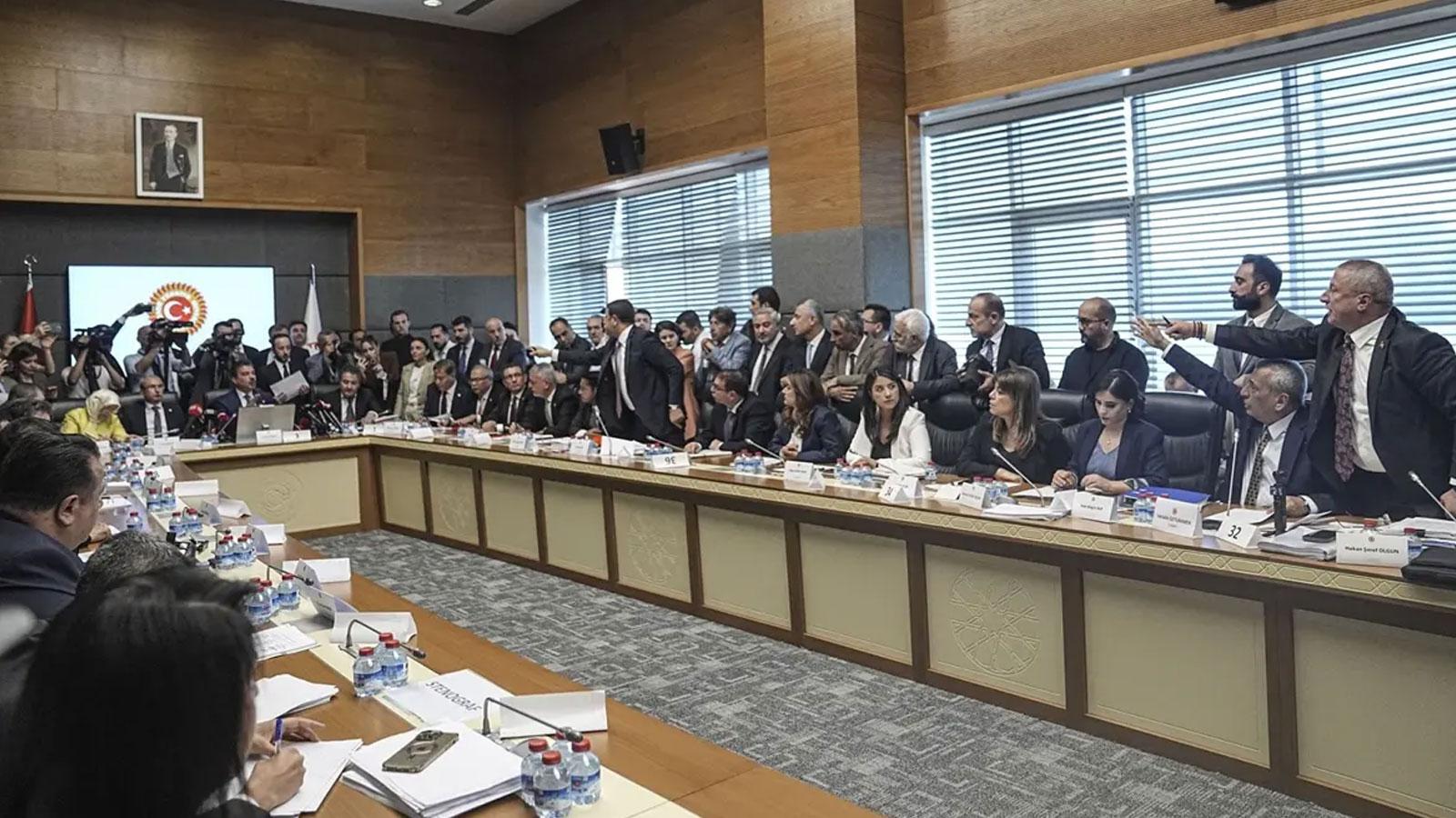 Adalet Komisyonu'nda gerginlik