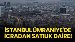 İstanbul Ümraniye'de icradan satılık daire!