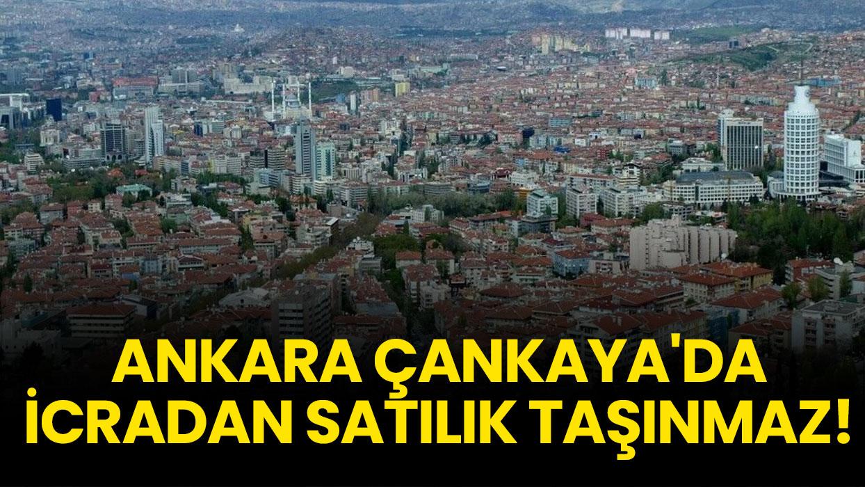 Ankara Çankaya'da icradan satılık taşınmaz!