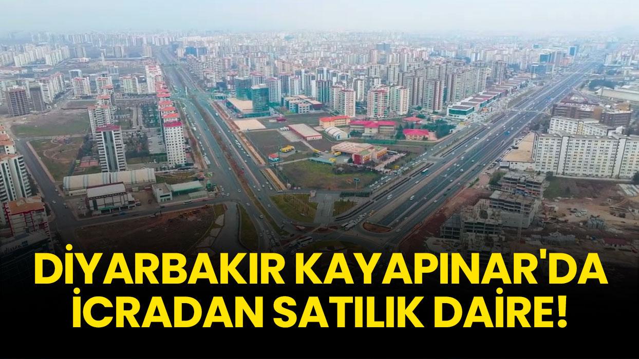 Diyarbakır Kayapınar'da icradan satılık daire!