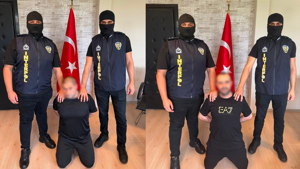 Organize suç örgütleri ele başları Ferhat Delen ile Erdoğan Aykut, Türkiye'ye iade edildi