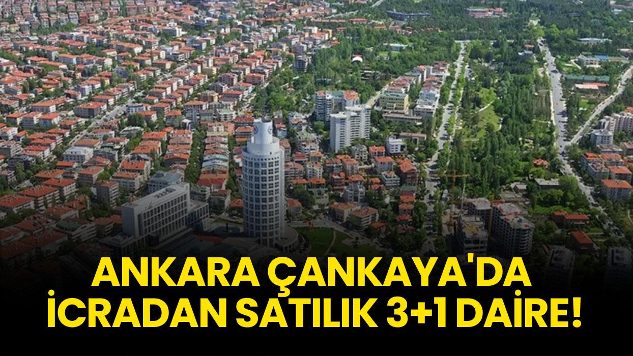 Ankara Çankaya'da icradan satılık 3+1 daire!