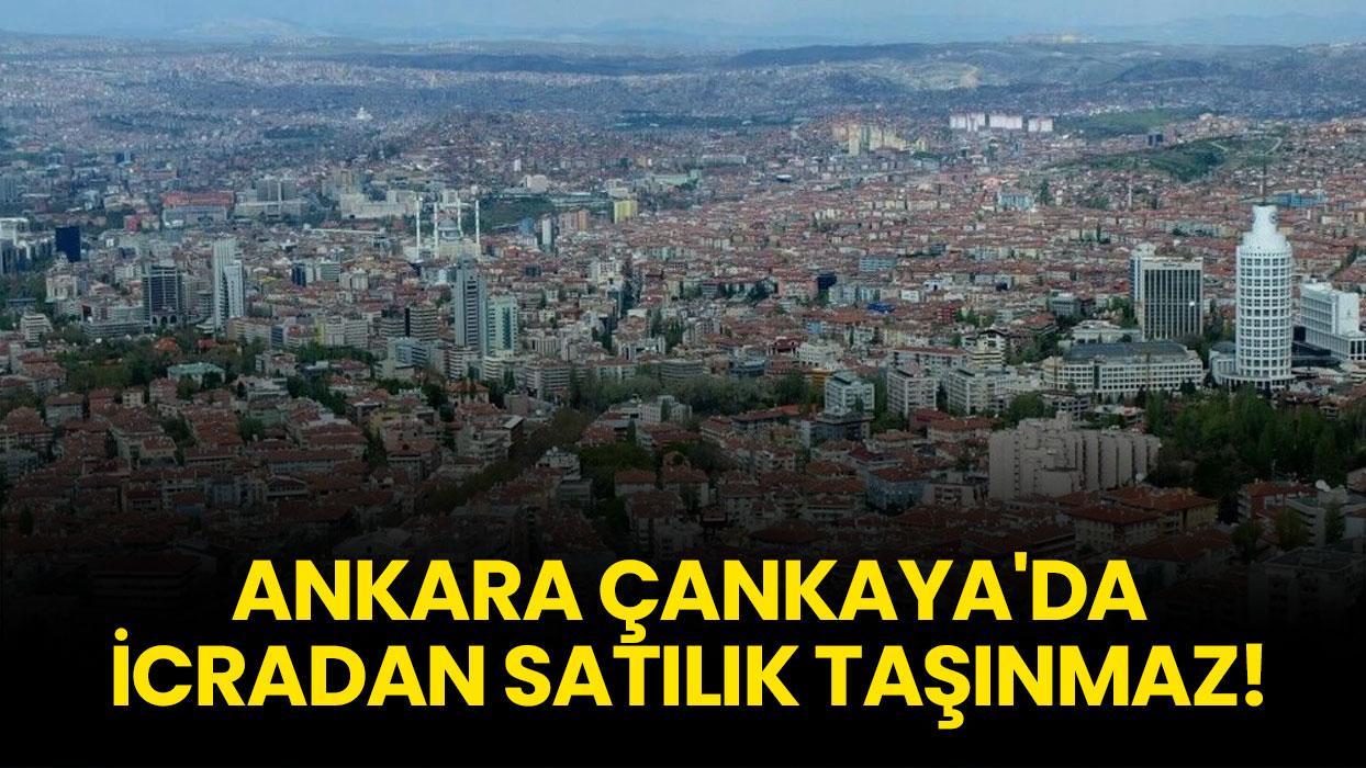 Ankara Çankaya'da icradan satılık taşınmaz!