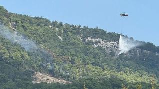 Antalya'da orman yangını! Havadan ve karadan müdahale ediliyor