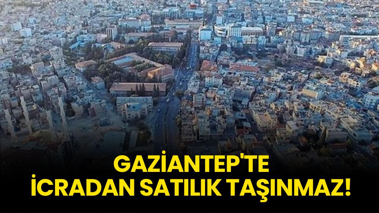 Gaziantep'te icradan satılık taşınmaz!