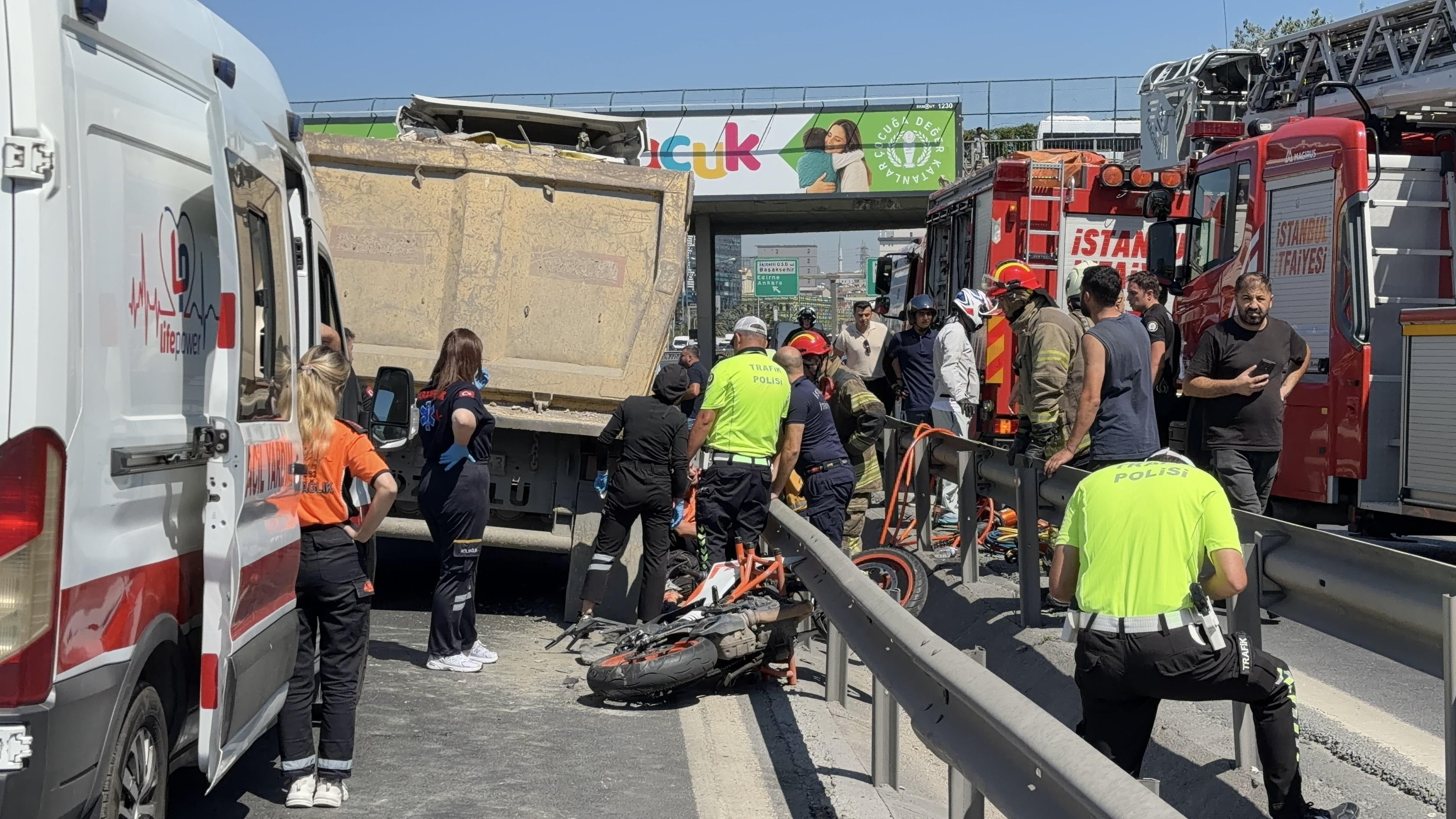 Basın Ekspres yolunda feci kaza! 1 ölü