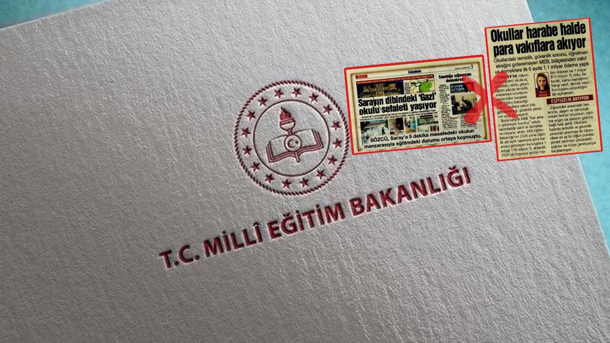 Fondaşın mumu erken söndü: MEB, karalama kampanyasına geçit vermedi