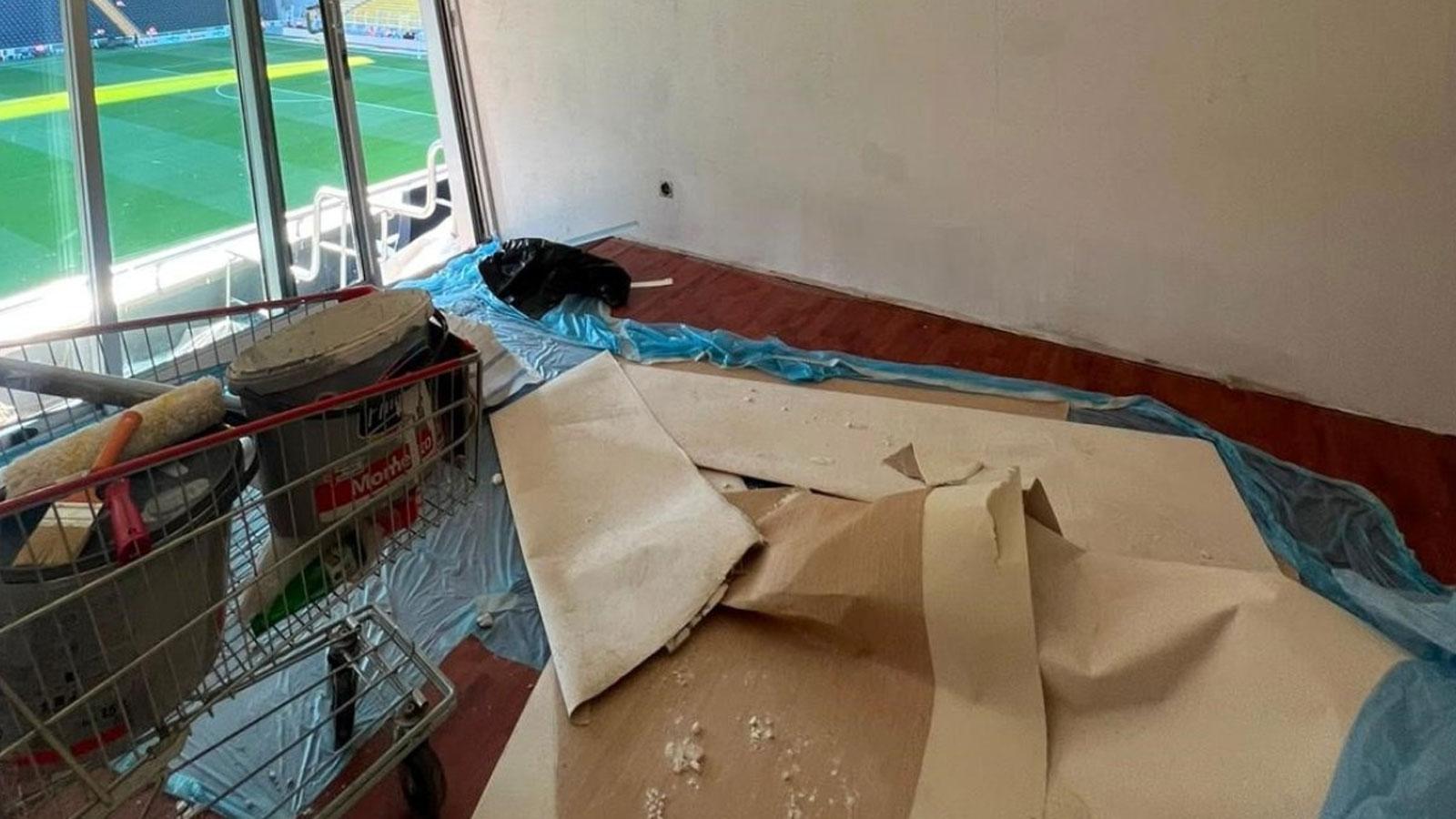 Davayı kazanan Acun Ilıcalı'nın locası tahrip edildi