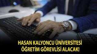 Hasan Kalyoncu Üniversitesi Öğretim Görevlisi alacak!