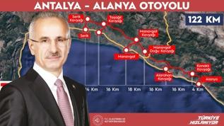 2,5 saat süren yol 36 dakikaya düşecek! Bakan Uraloğlu açıkladı