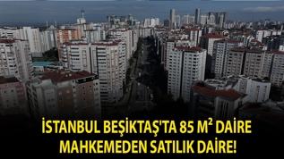 İstanbul Beşiktaş'ta 85 m² daire mahkemeden satılık daire!